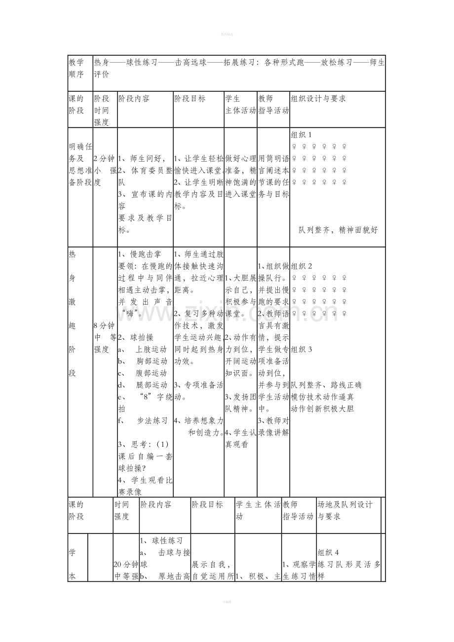 羽毛球教学设计方案.doc_第2页