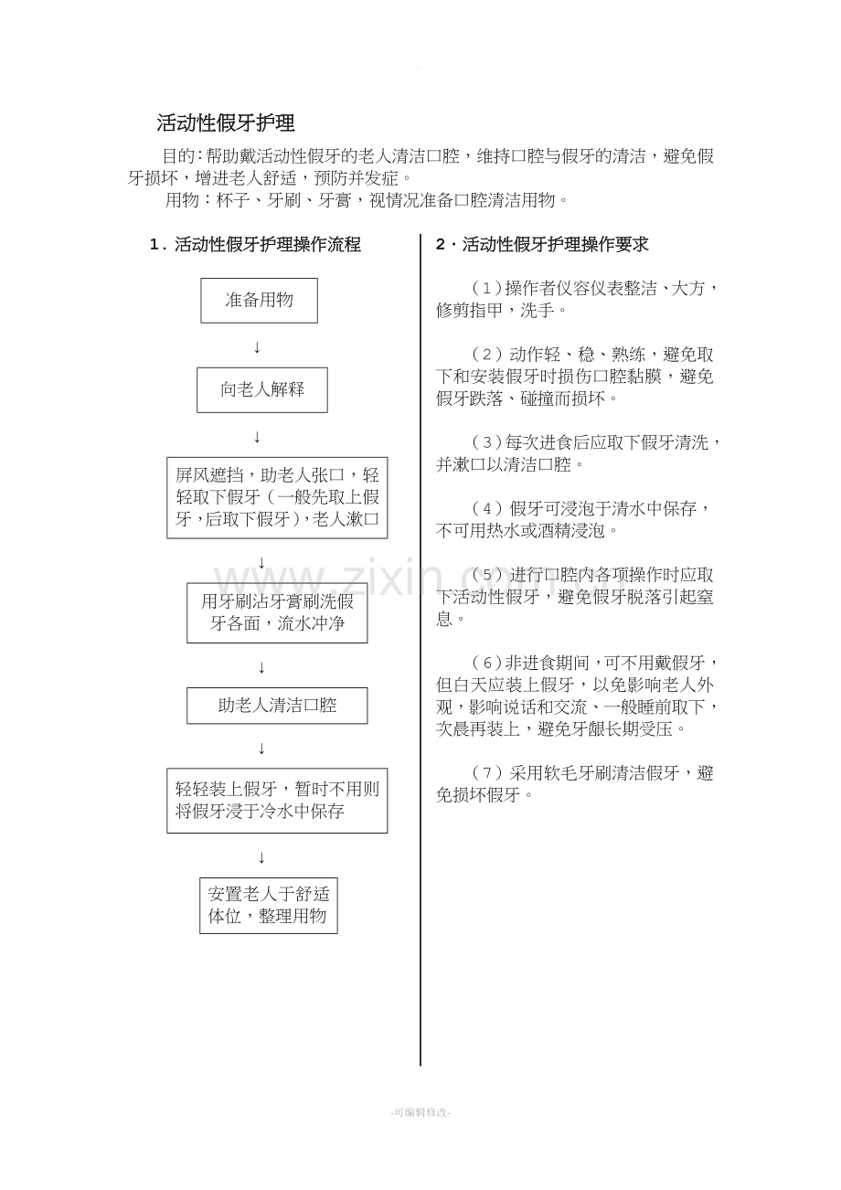 活动性假牙护理.doc_第1页