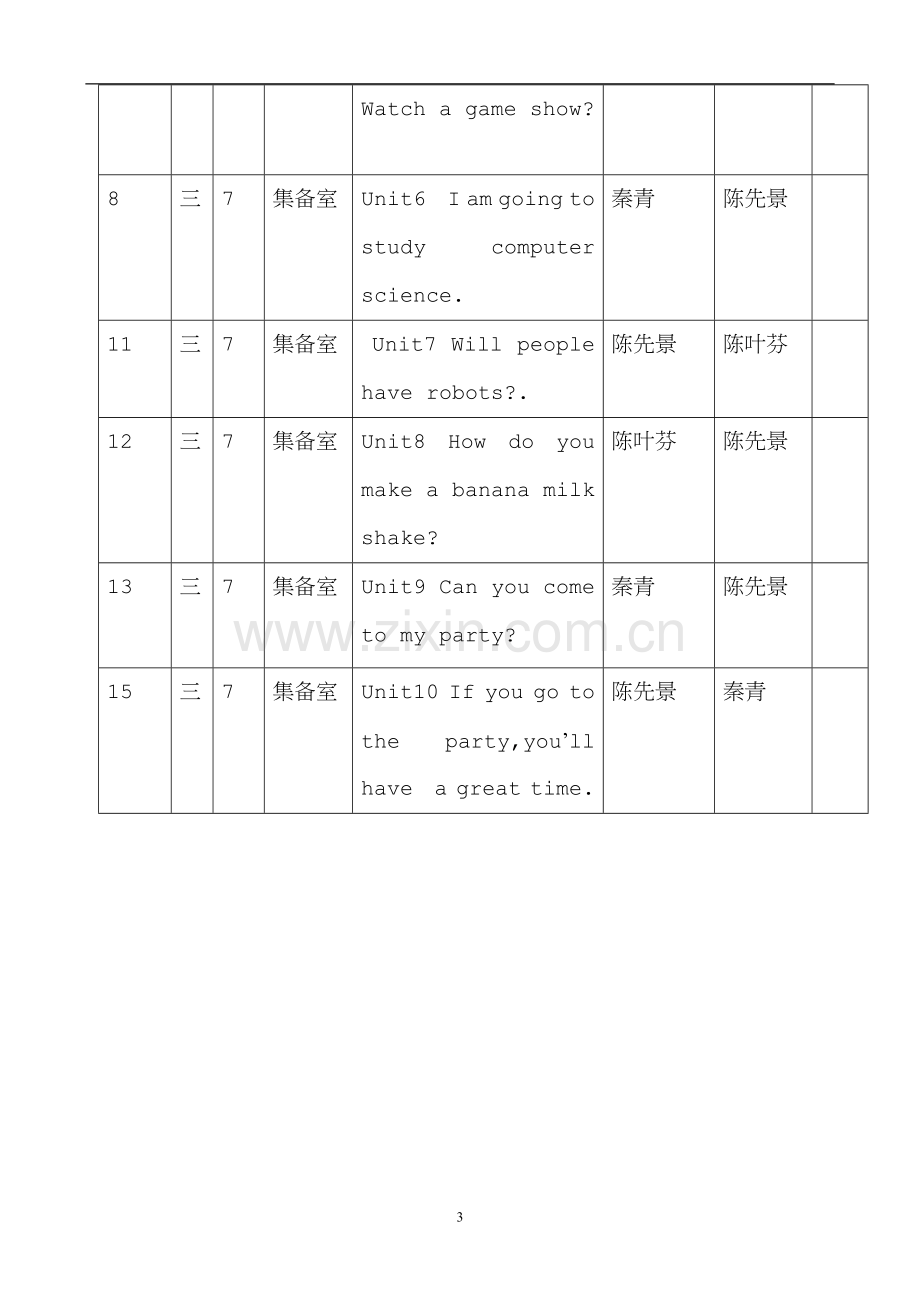 八年级英语备课组集体备课计划(1).doc_第3页