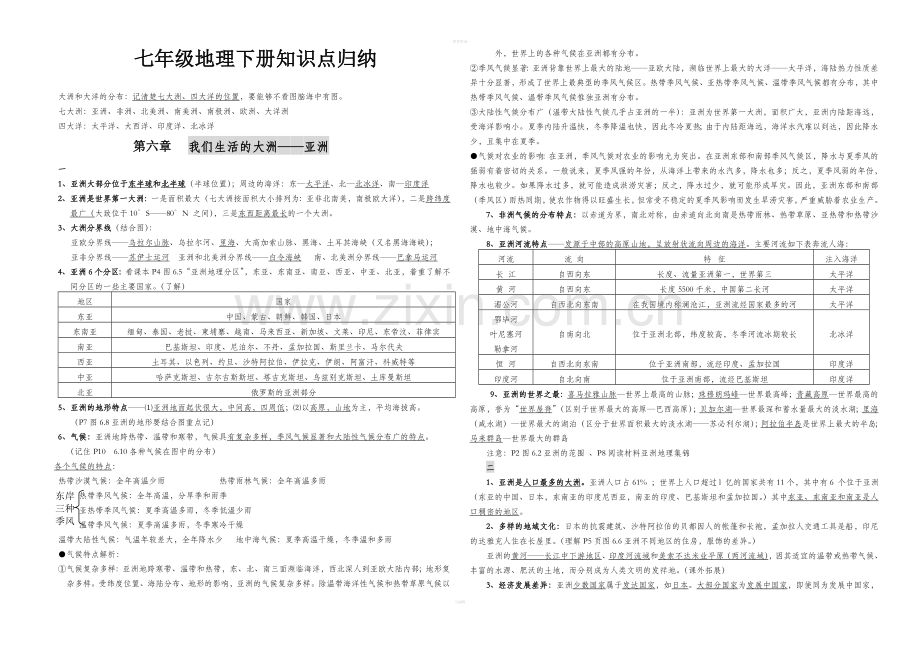 七下地理知识点总结完结版.doc_第1页