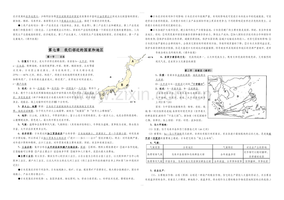 七下地理知识点总结完结版.doc_第2页