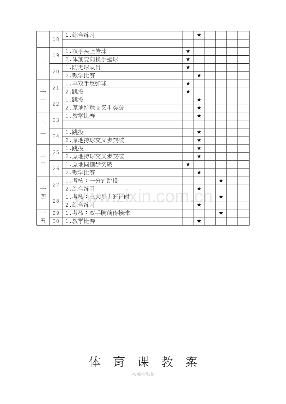 篮球体育课优秀教案.doc_第2页