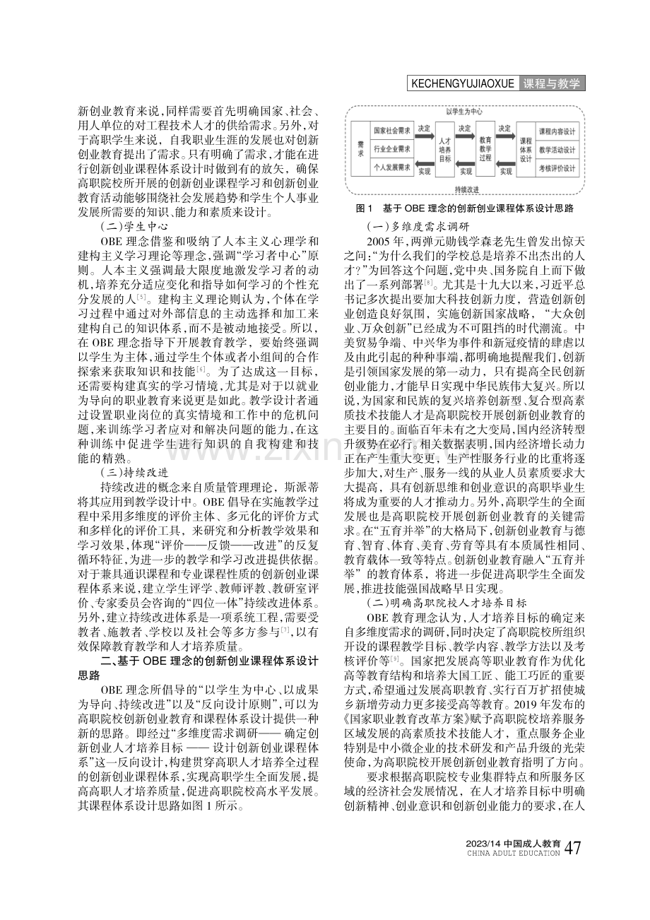 基于OBE理念的高职院校创新创业课程体系建设.pdf_第2页