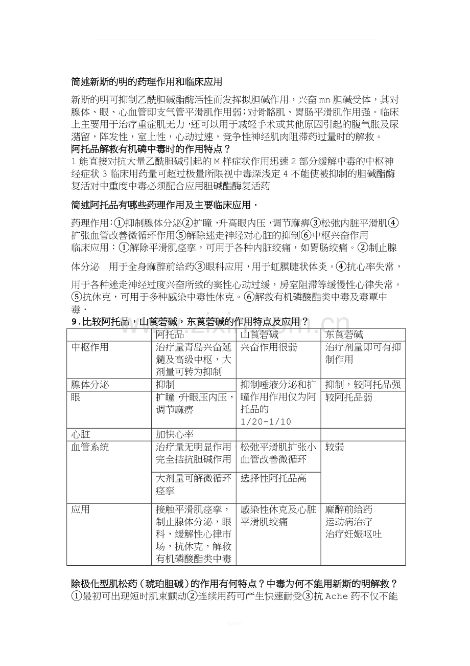 药理学问答题总结.doc_第2页