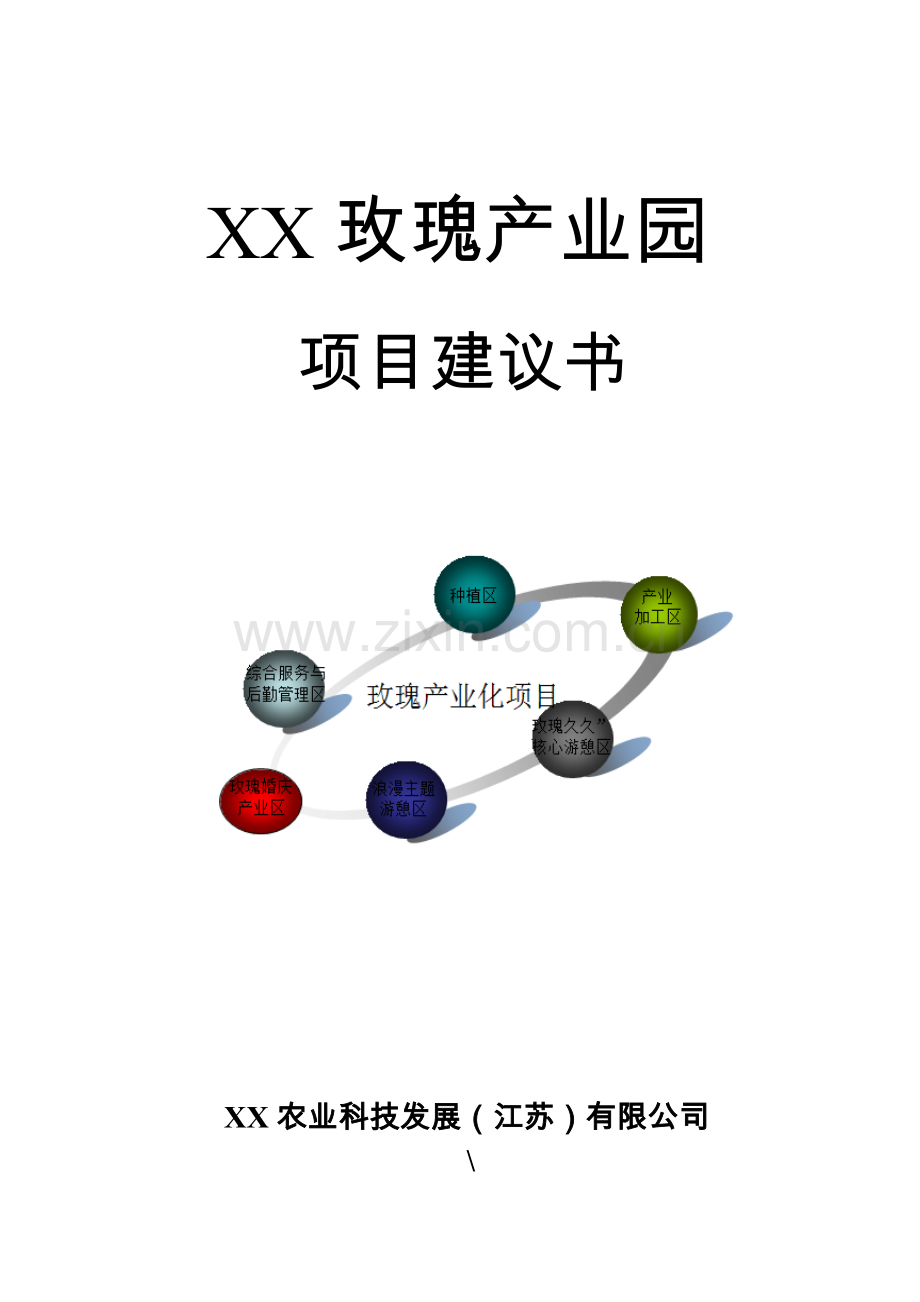 玫瑰产业园建设项目可行性研究报告.doc_第1页