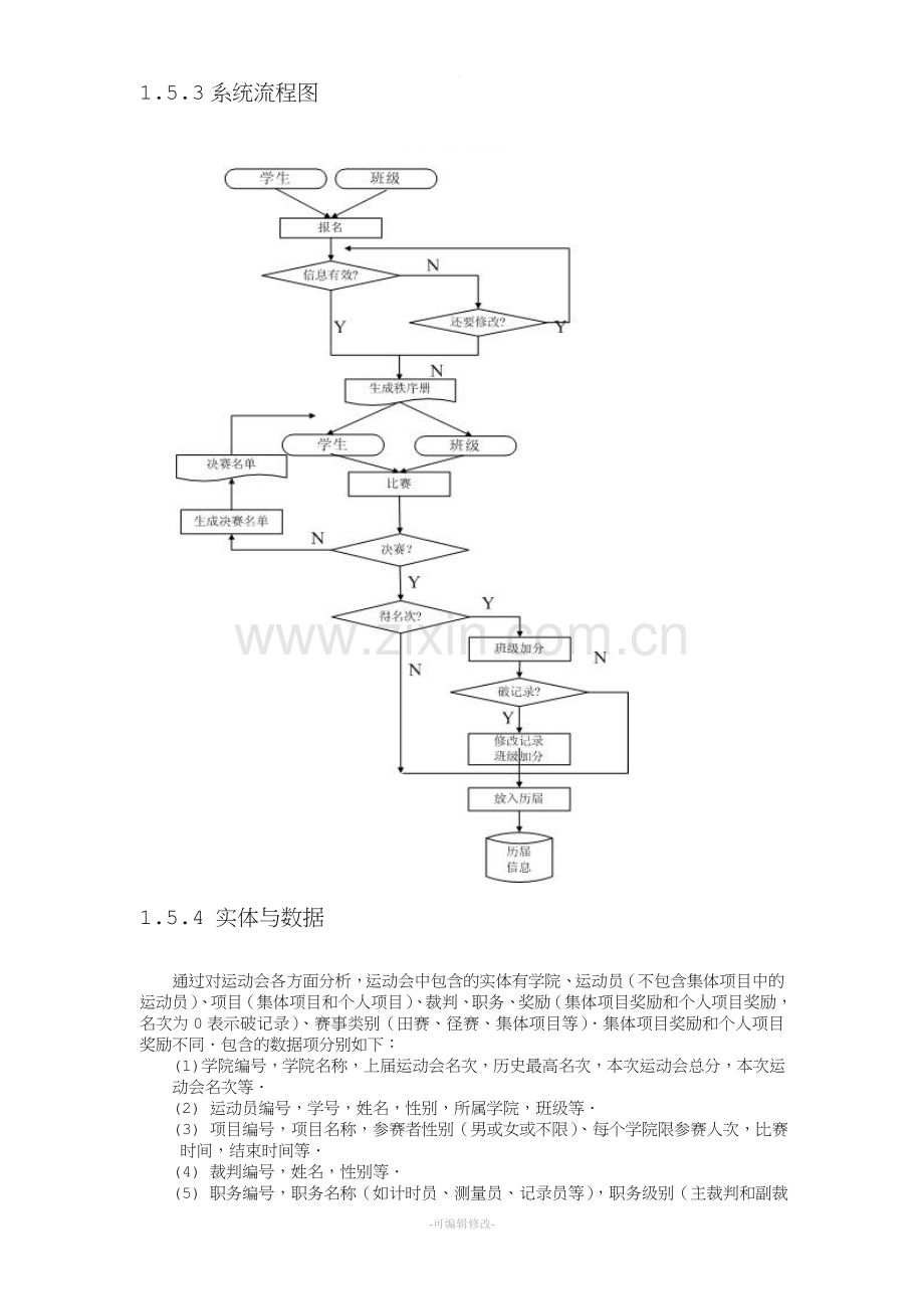 数据库设计样例—校运会管理系统.doc_第3页