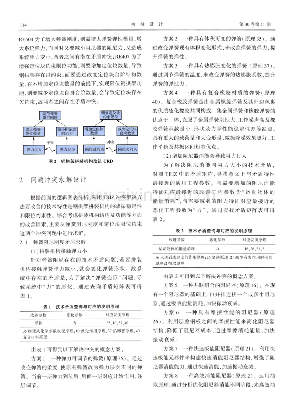 基于TOC_TRIZ集成的TBM钢拱架拼装机构减振设计.pdf_第3页