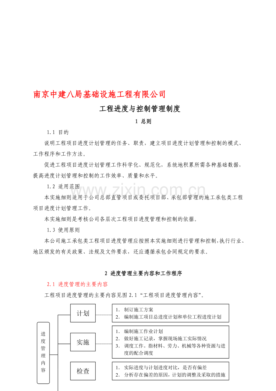 噶米工程进度与控制管理制度.doc_第1页