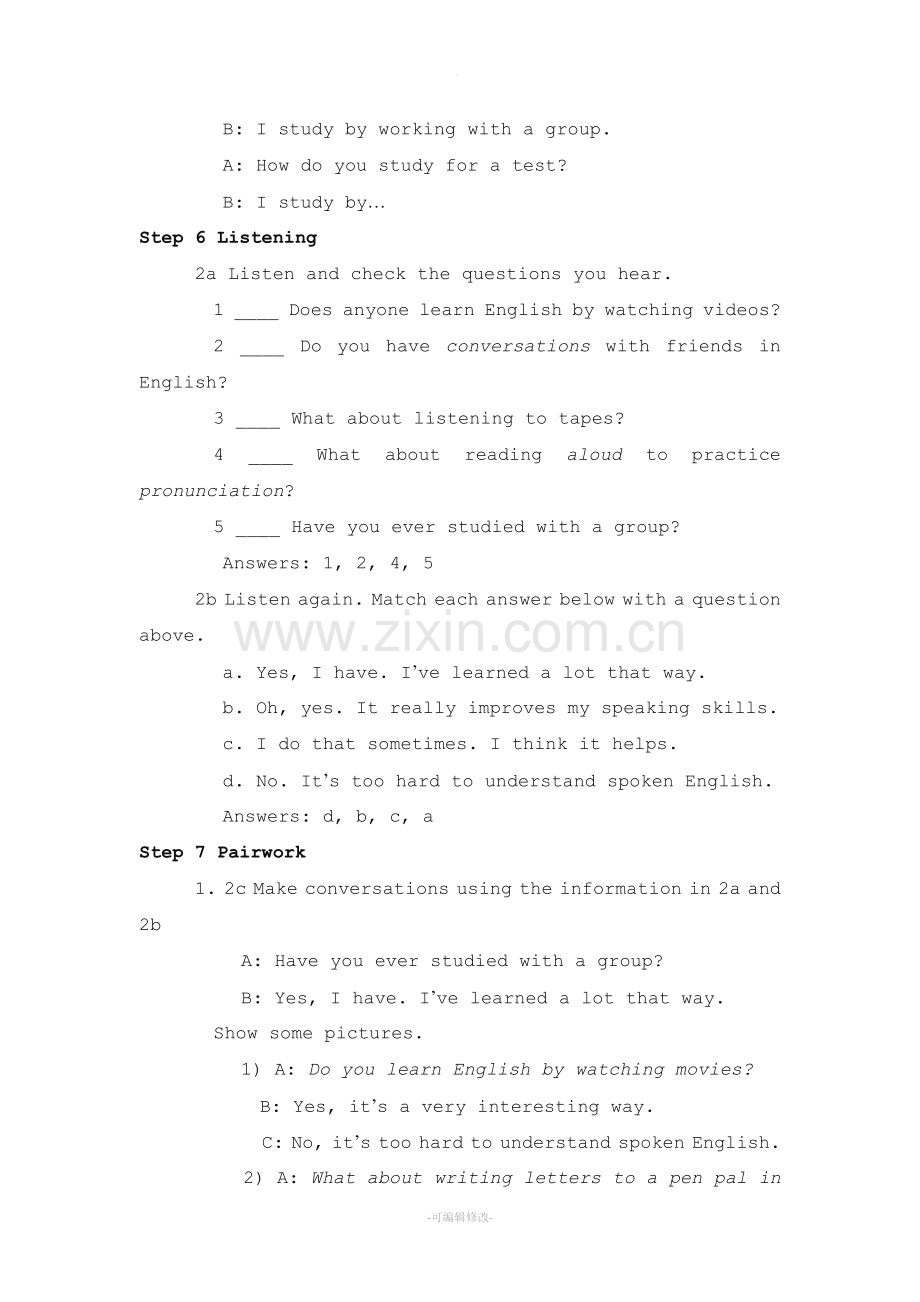 初中英语教案(英文版).doc_第3页
