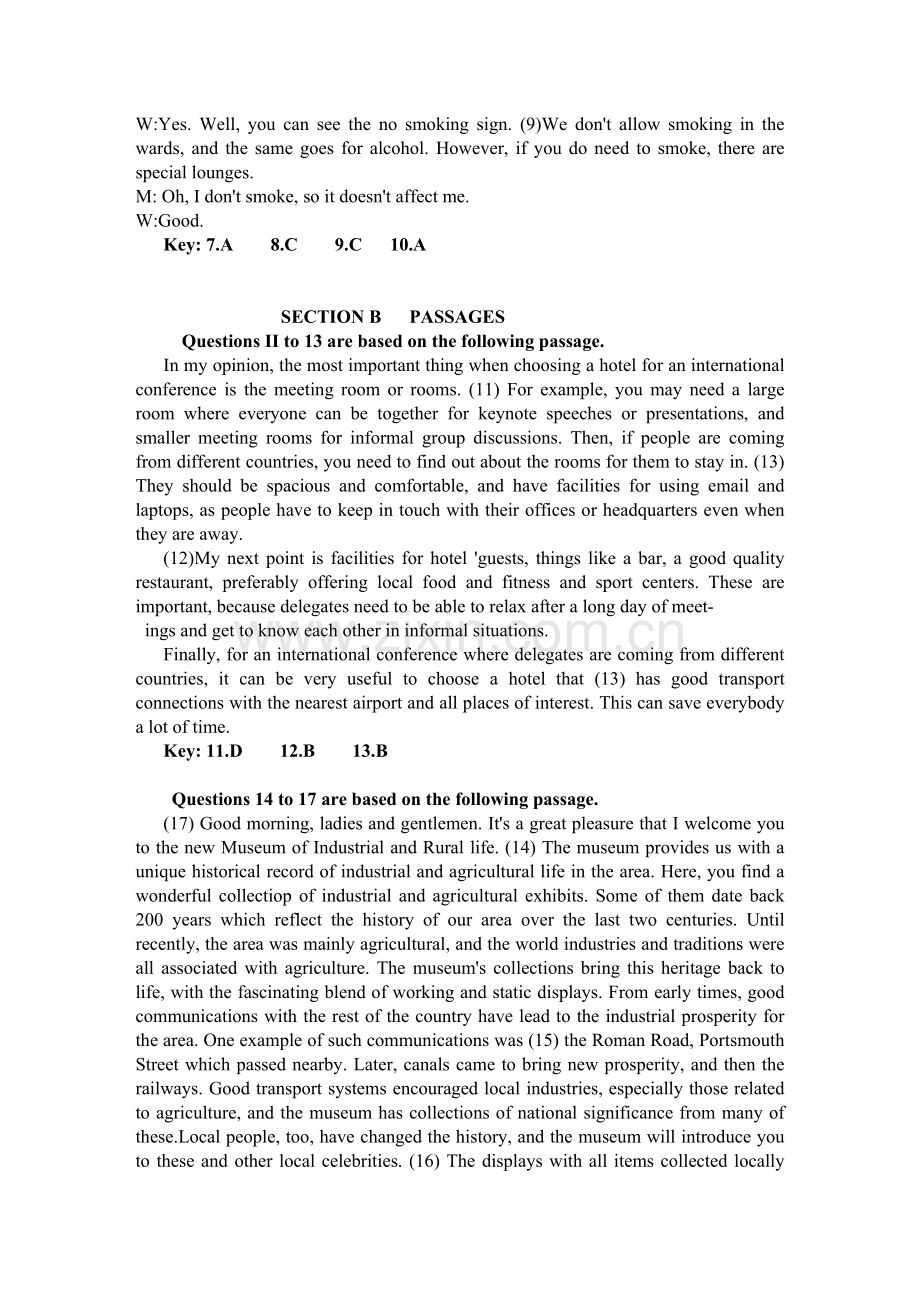 08年英语专四听力原文和答案.doc_第3页