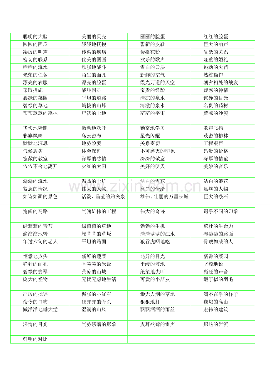 小学语文词语搭配大全.doc_第2页