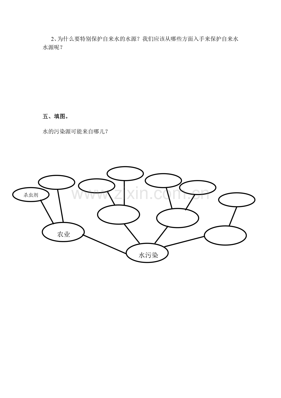 4.6教科版六年级科学下册第四单元第六课污水和污水处理课后巩固作业(后附答案).doc_第2页