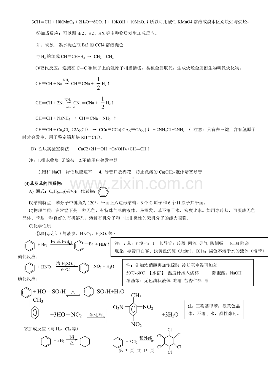 【非常详细】有机化学知识点归纳.doc_第3页