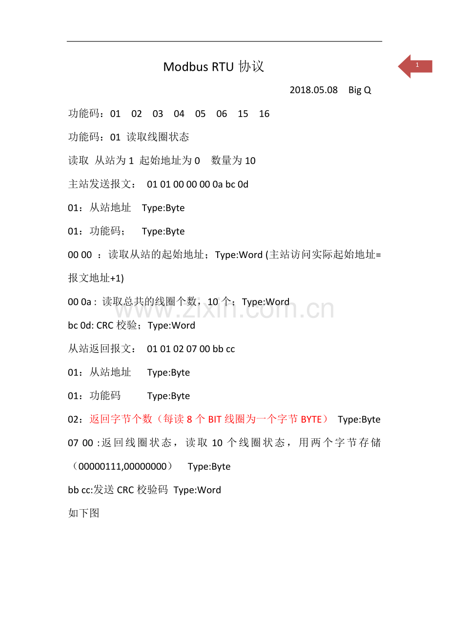 MODBUS-RTU协议解析.doc_第1页