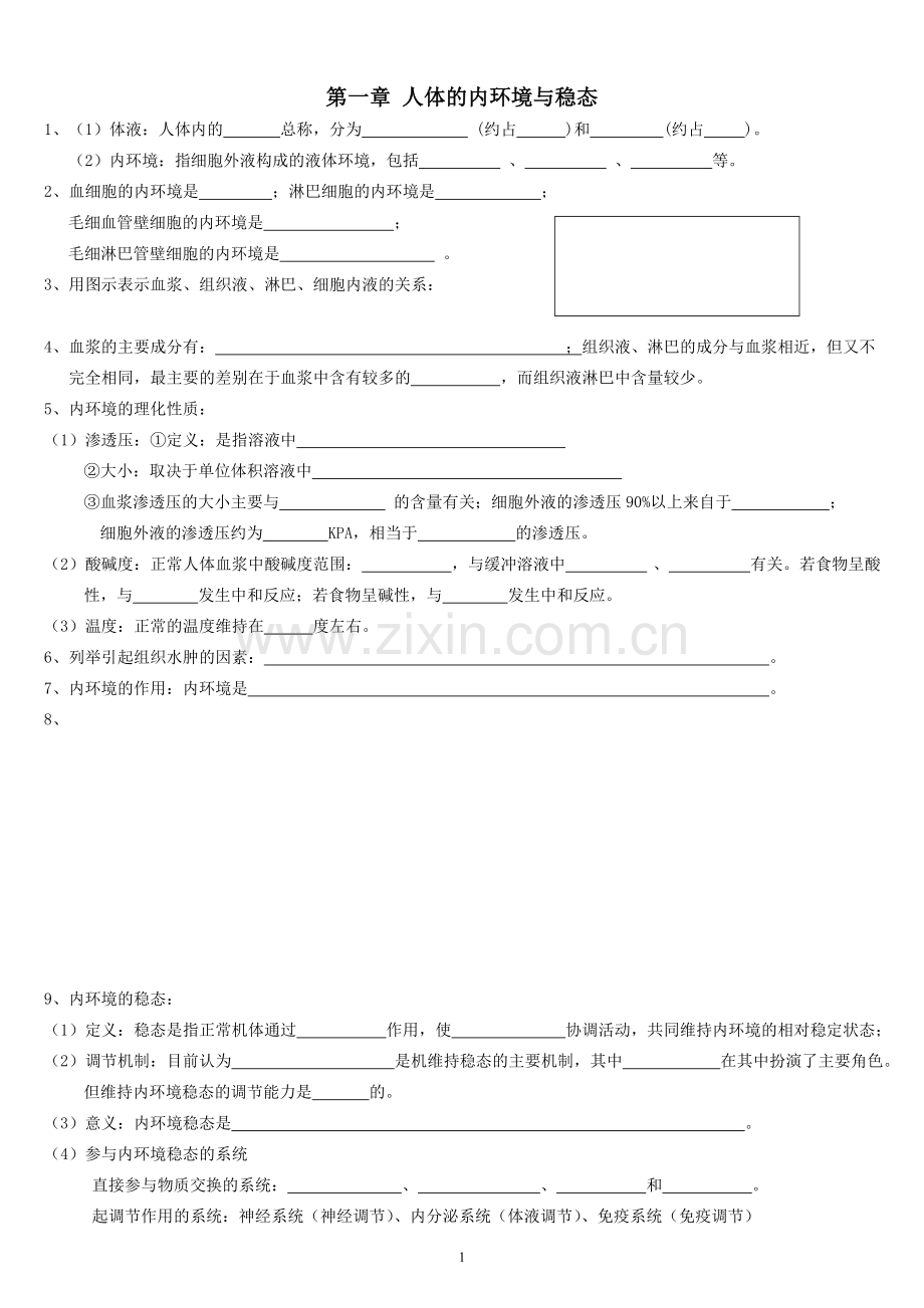 高中生物必修三知识点总结.doc_第1页