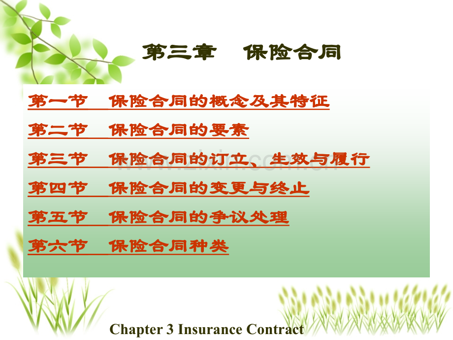 第三章保险合同分析.ppt_第2页