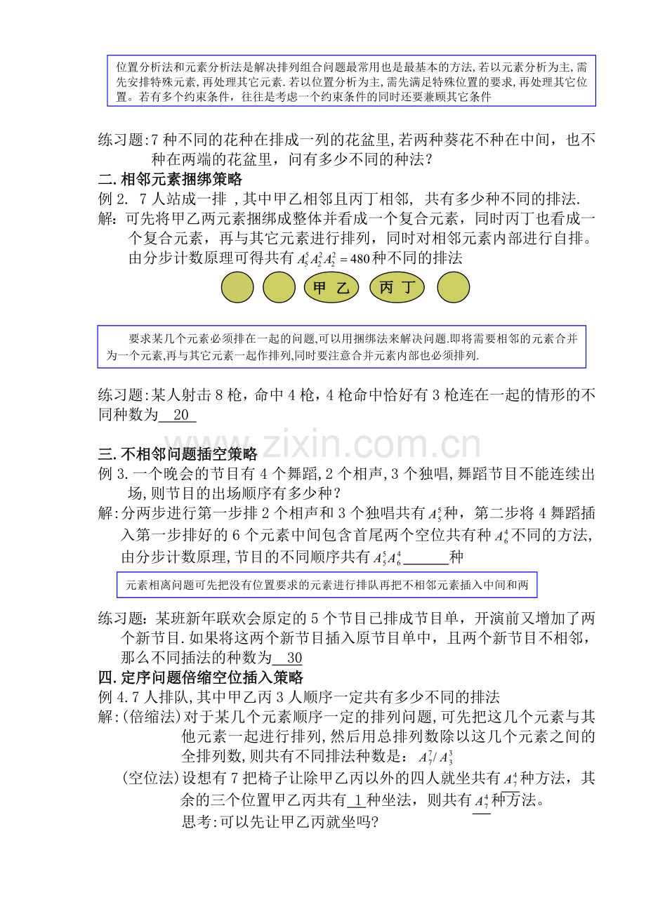 高中数学搞定排列组合方法各种问题大全.doc_第2页