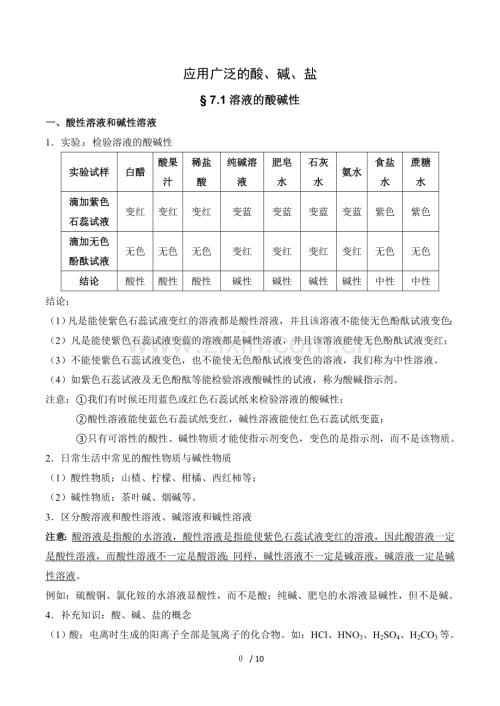 初三化学酸碱盐知识点.doc