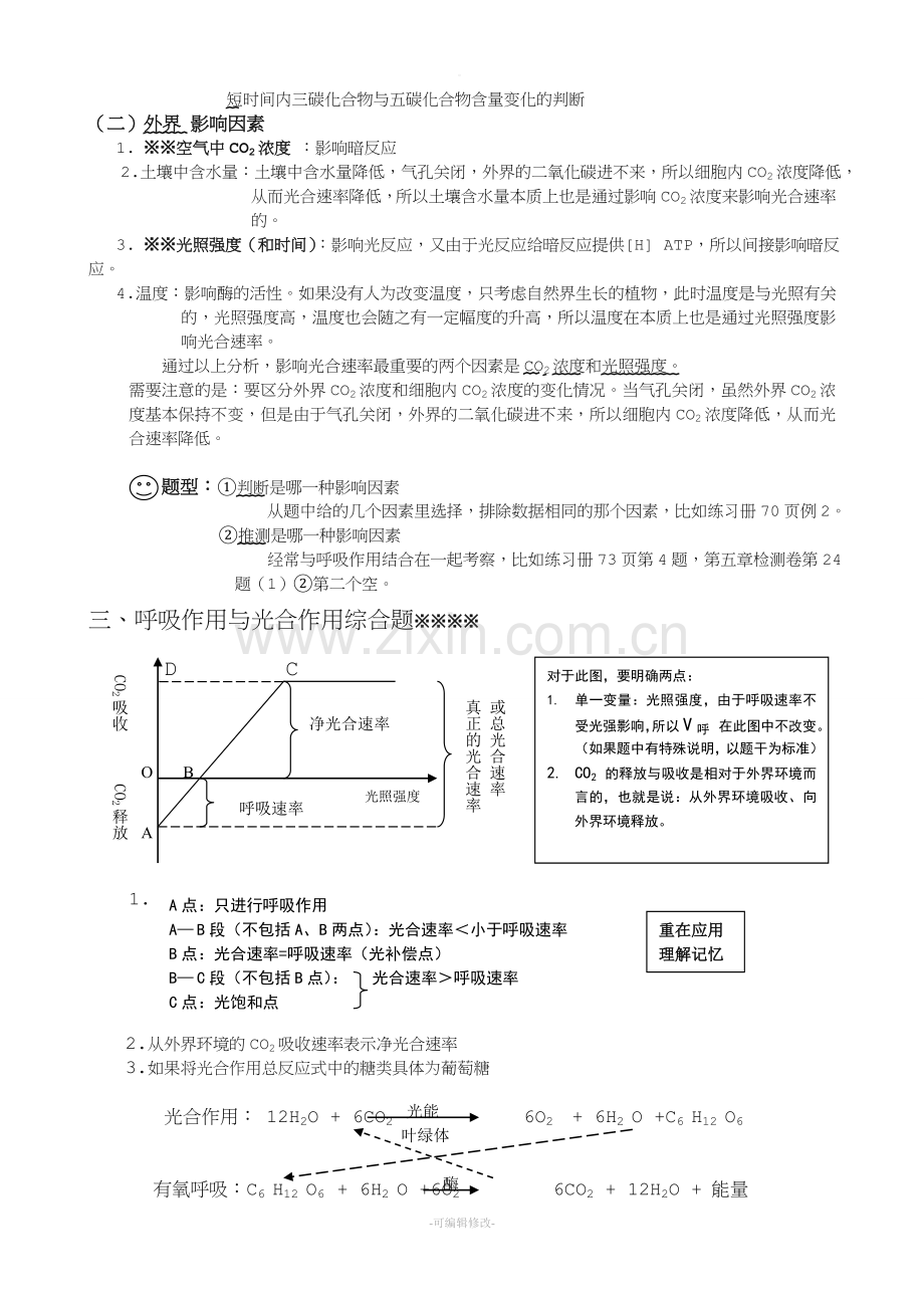 光合与呼吸知识点总结.doc_第3页