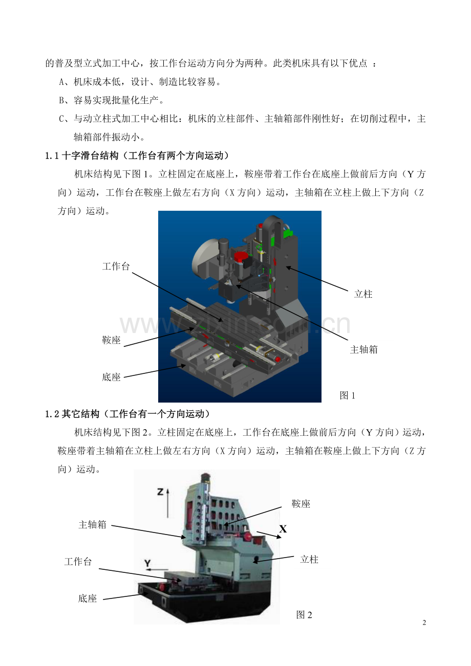 立式加工中心结构.doc_第2页