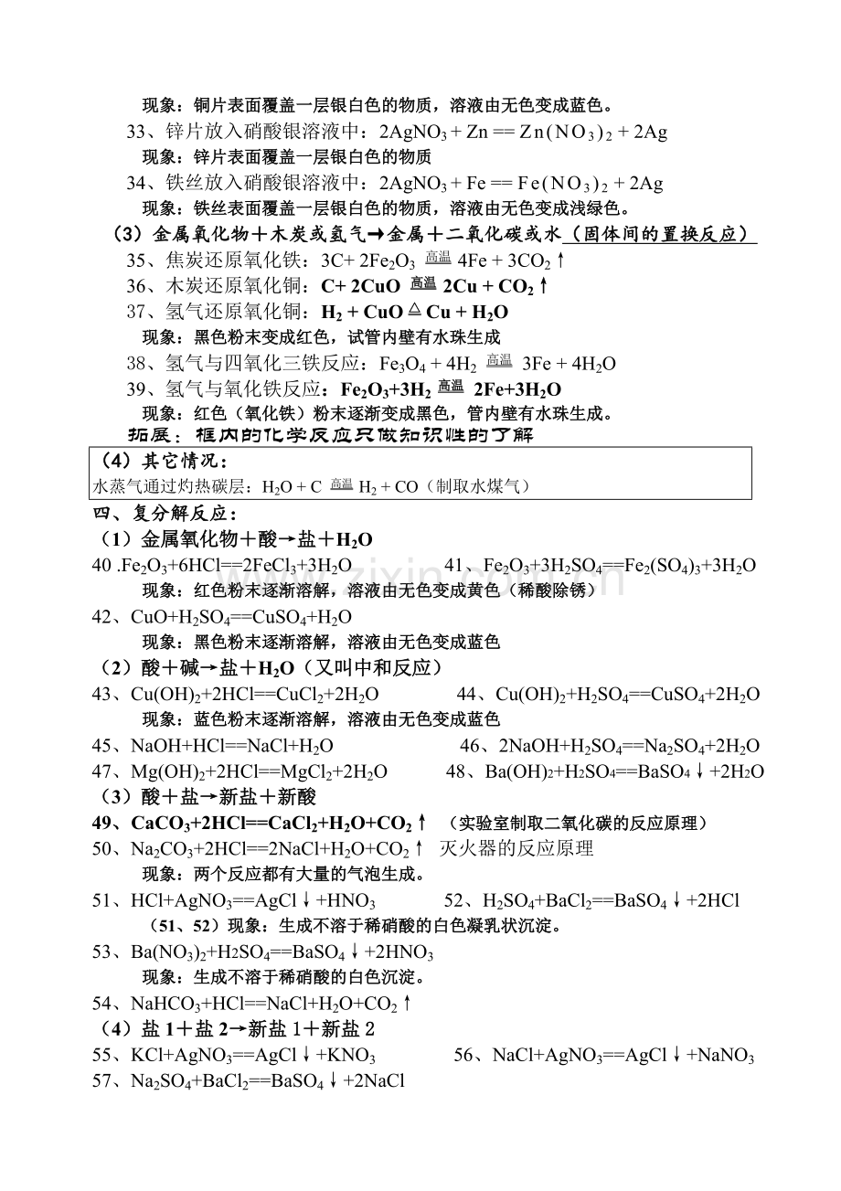 新人教版九年级化学方程式汇总(整理).doc_第3页