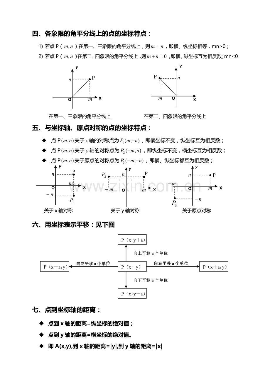 07-第七章平面直角坐标系知识点总结.doc_第2页