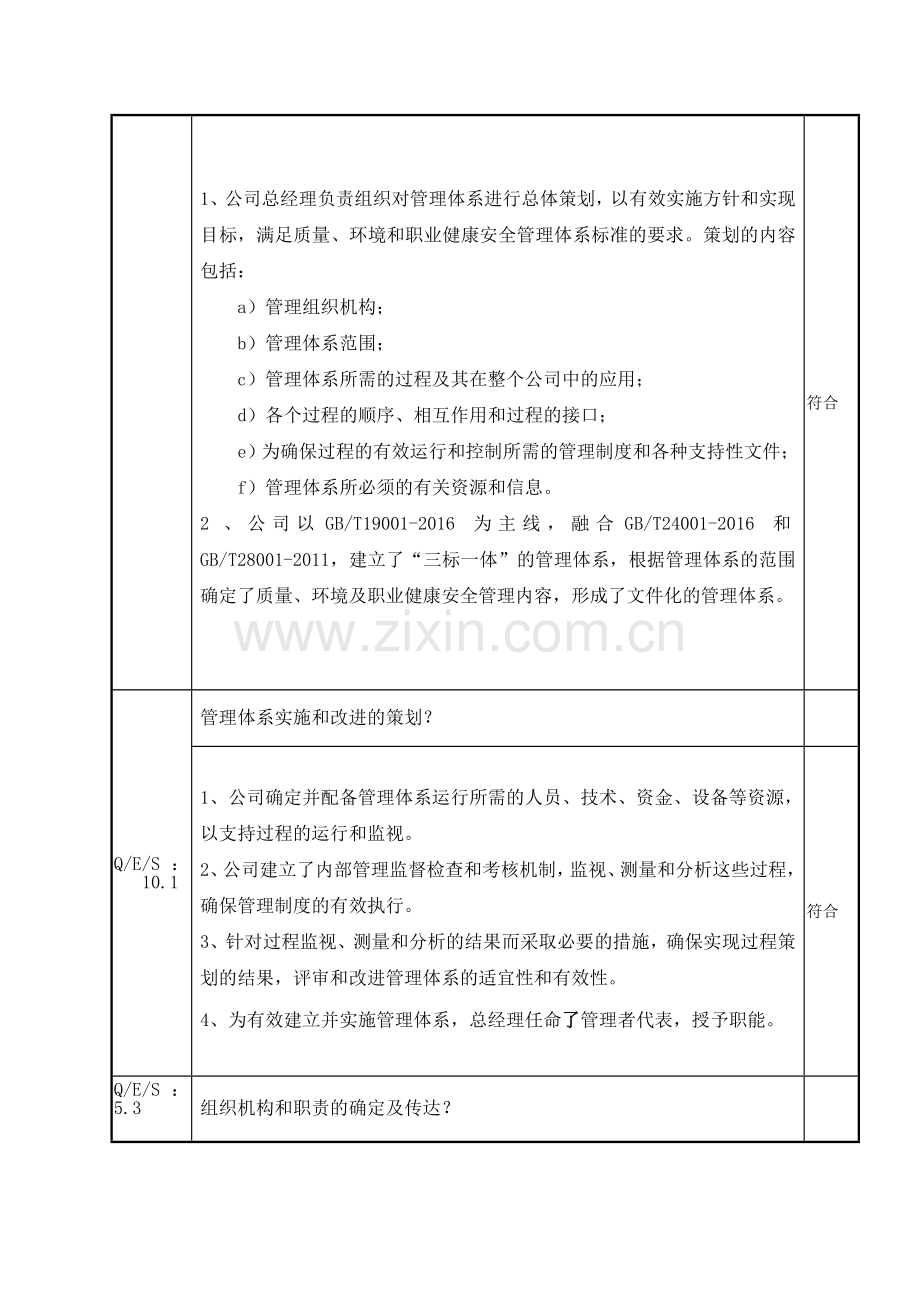 三体系45001内审检查记录.doc_第3页