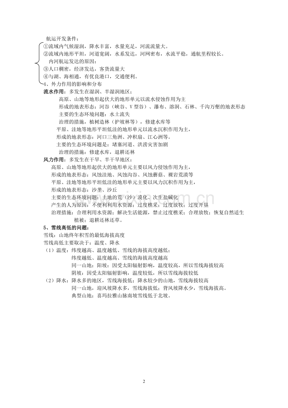 【高考夺分】高考地理答题模板.doc_第2页