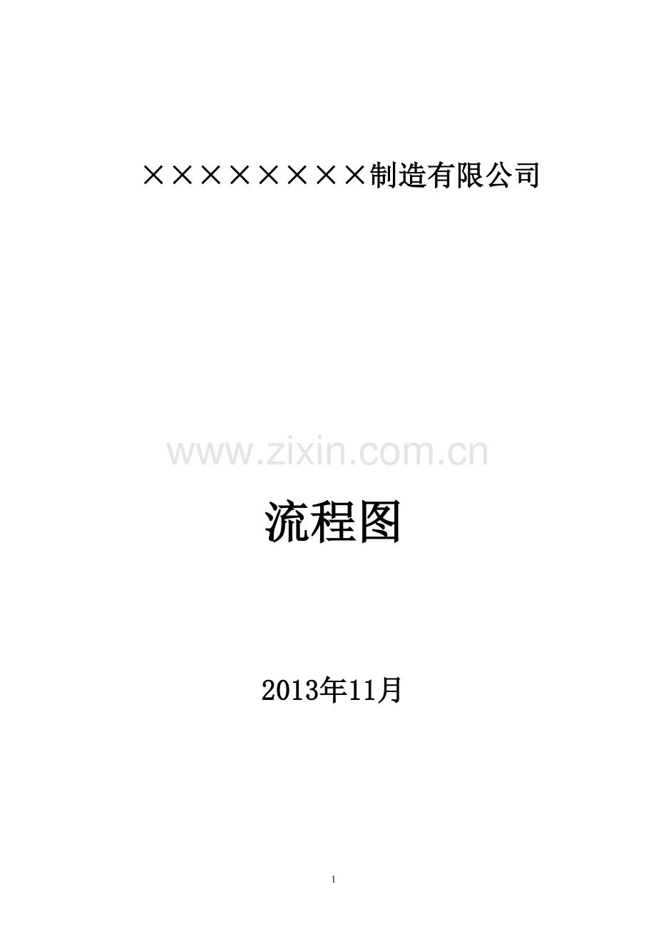 生产制造公司各部门业务流程图汇总.doc_第1页