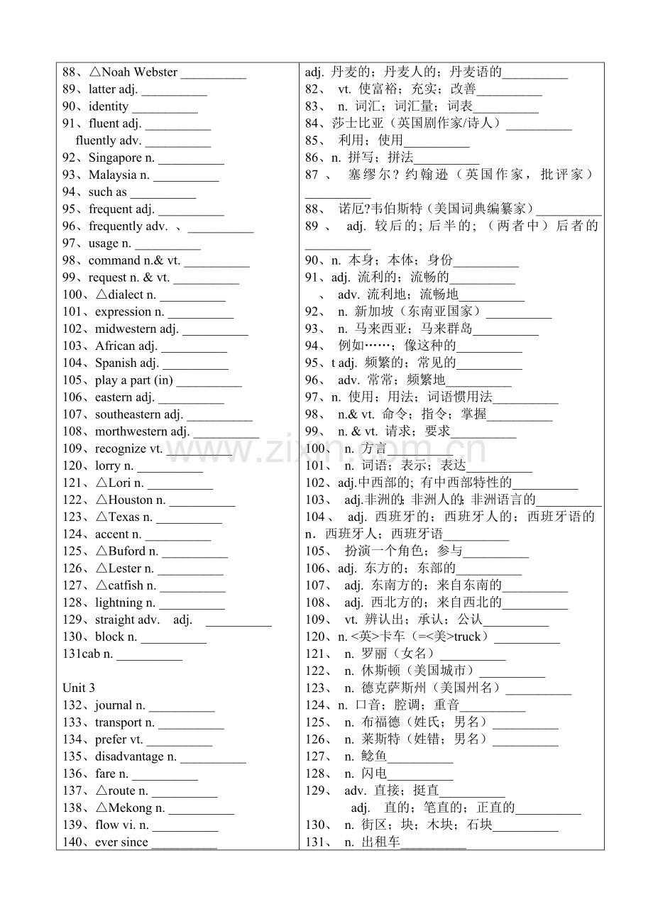 高中单词默写表.doc_第3页