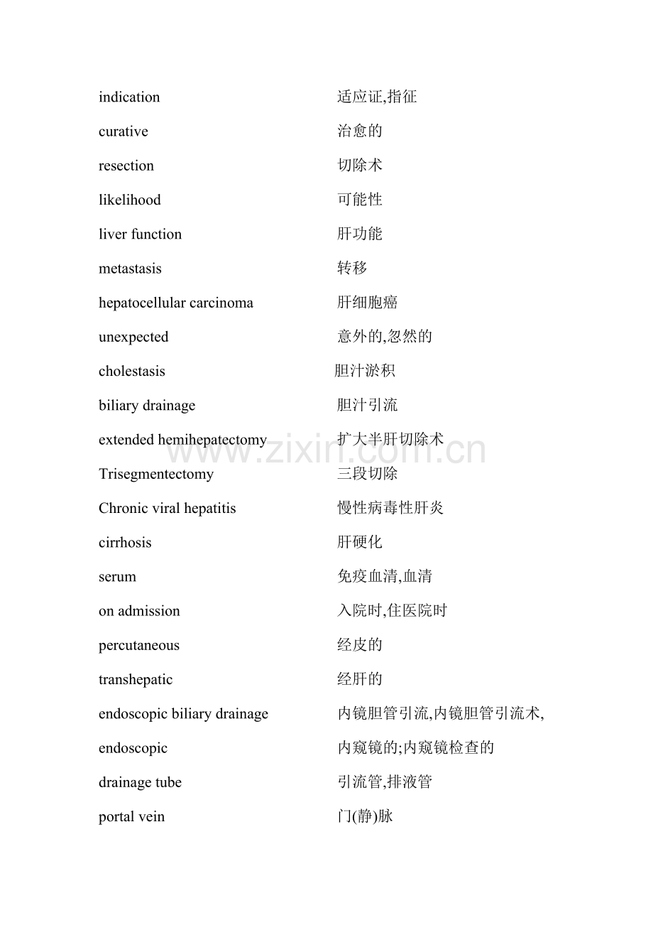 肝胆外科文献常用英语单词.doc_第2页