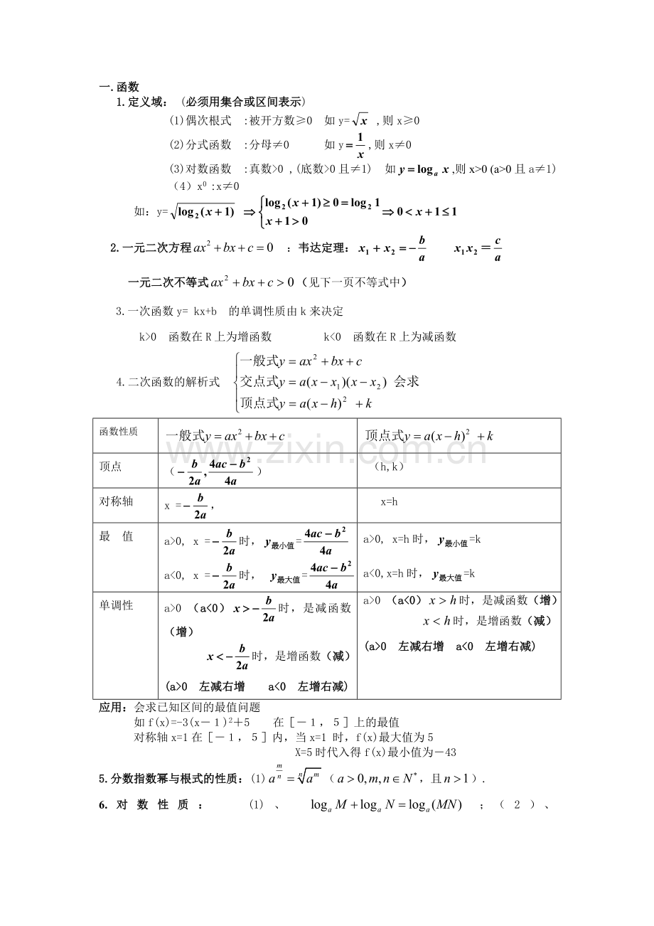 高职数学重点公式.doc_第1页