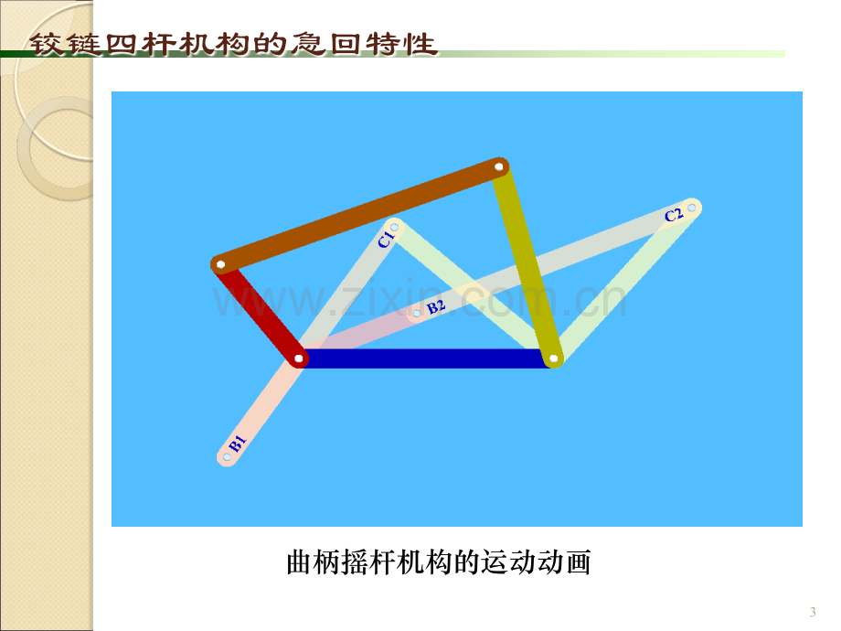 铰链四杆机构的运动特性——急回特性.ppt_第3页