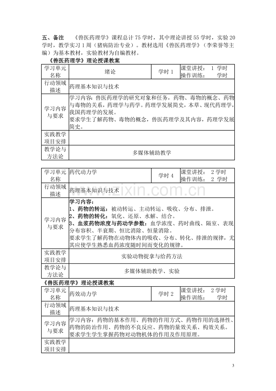 兽医药理学教案.doc_第3页