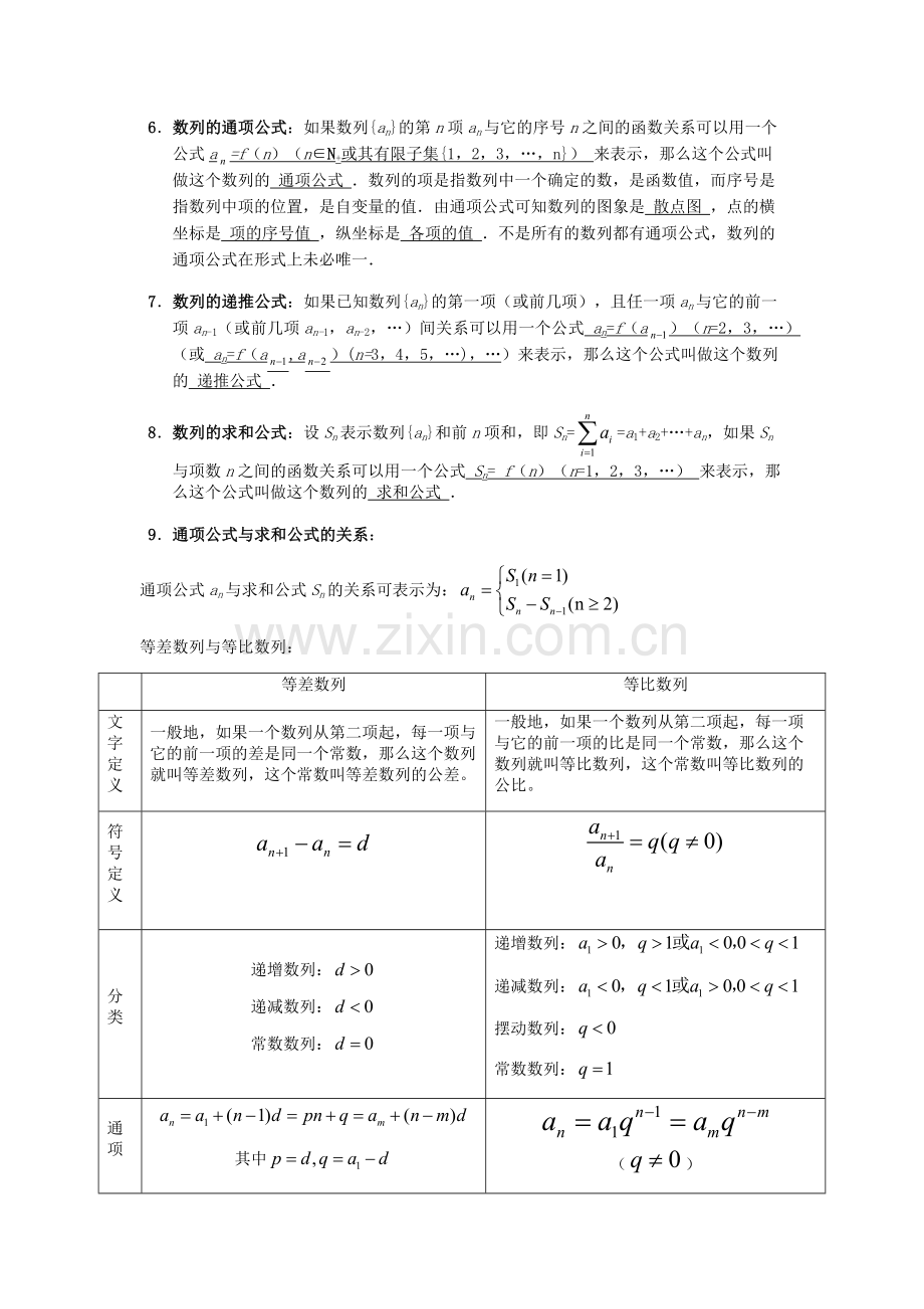 高中数列的常见解法).doc_第2页