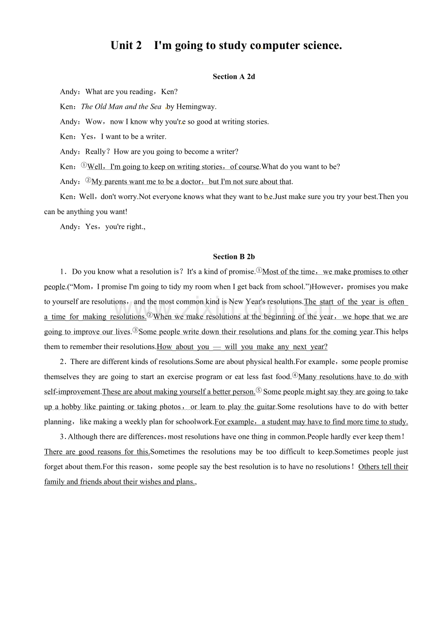 鲁教版五四制七年级英语下册课文(3).doc_第2页