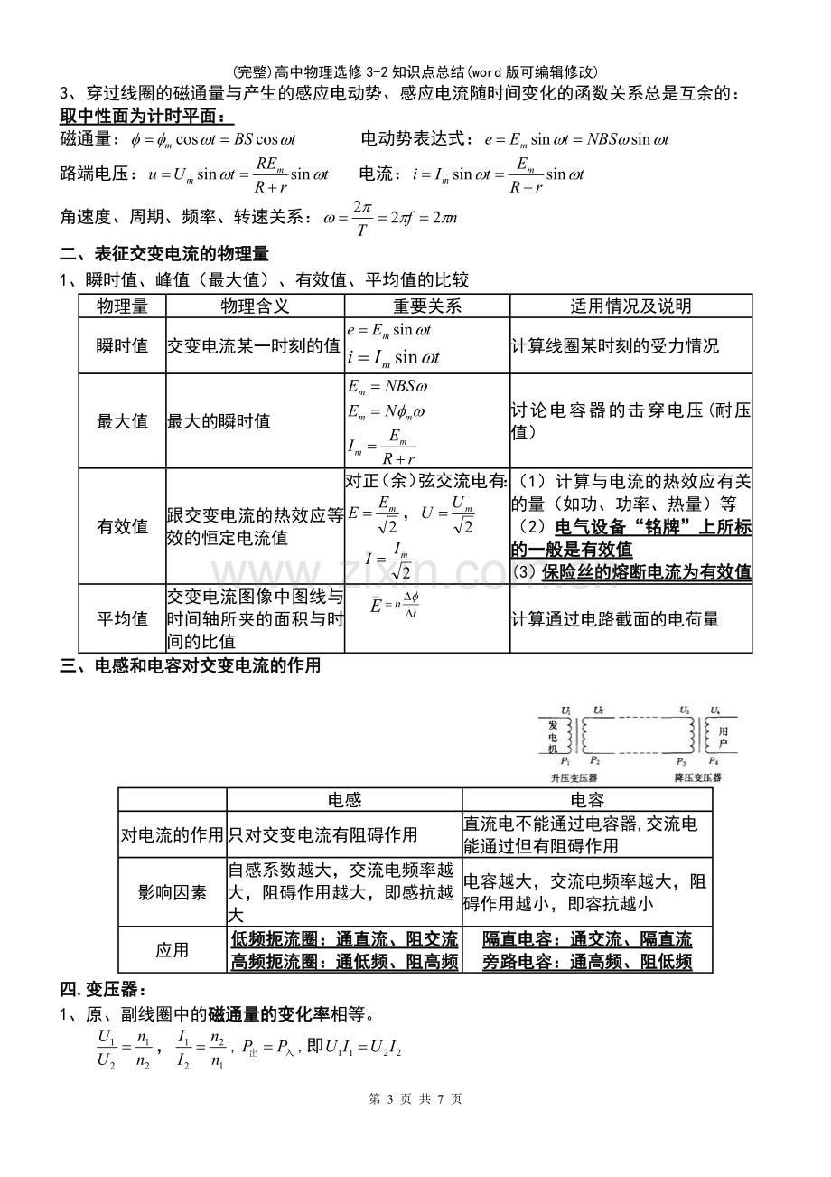 高中物理选修32知识点总结.pdf_第3页