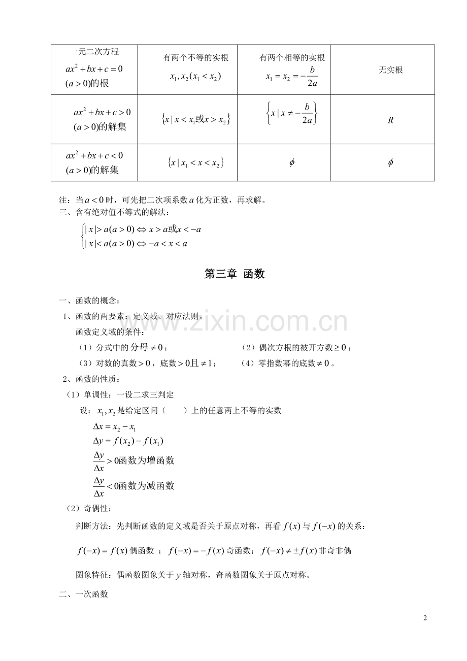 职高数学各章节知识点汇总.doc_第2页