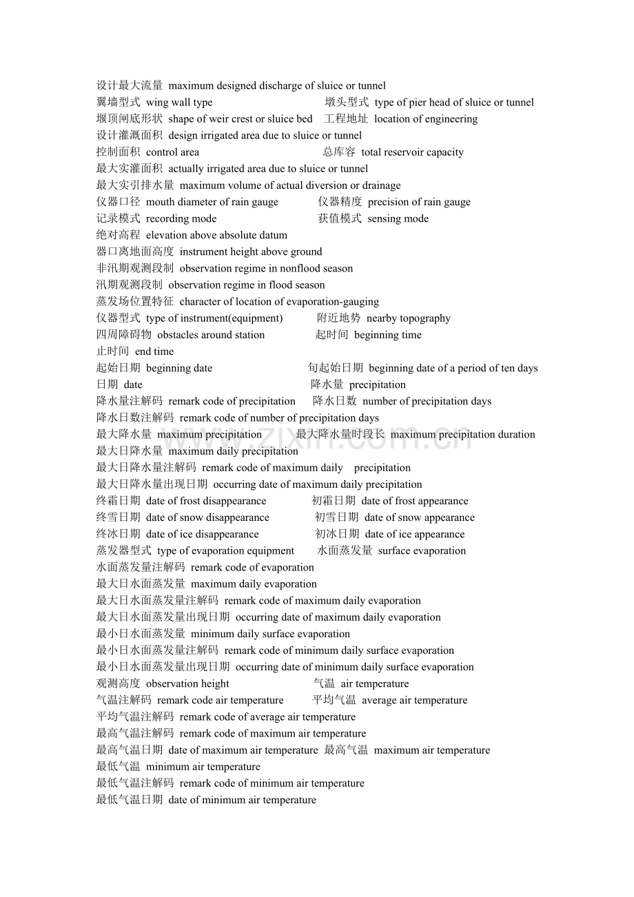 水文专业英语.doc_第3页