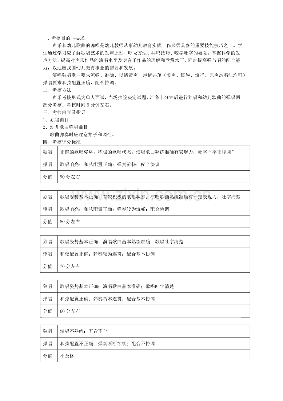 声乐考核方案.doc_第1页