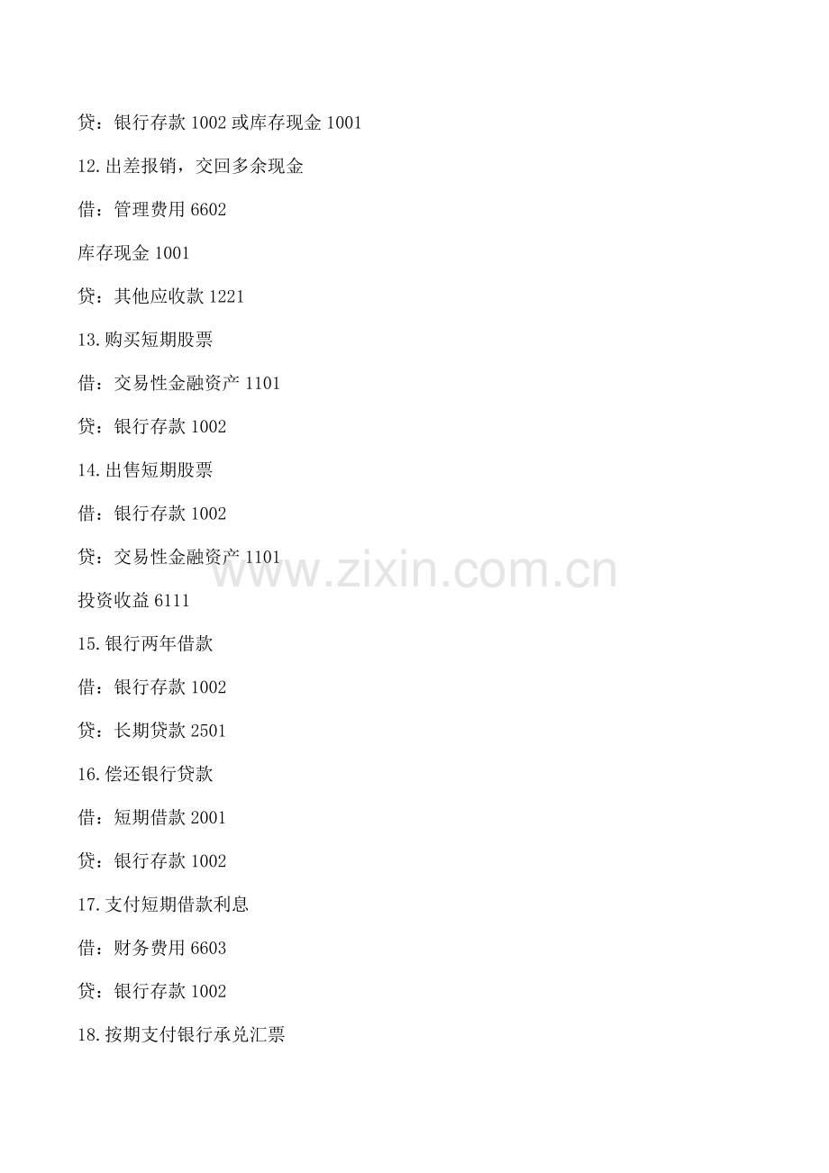 会计基础常用的30个分录.doc_第3页