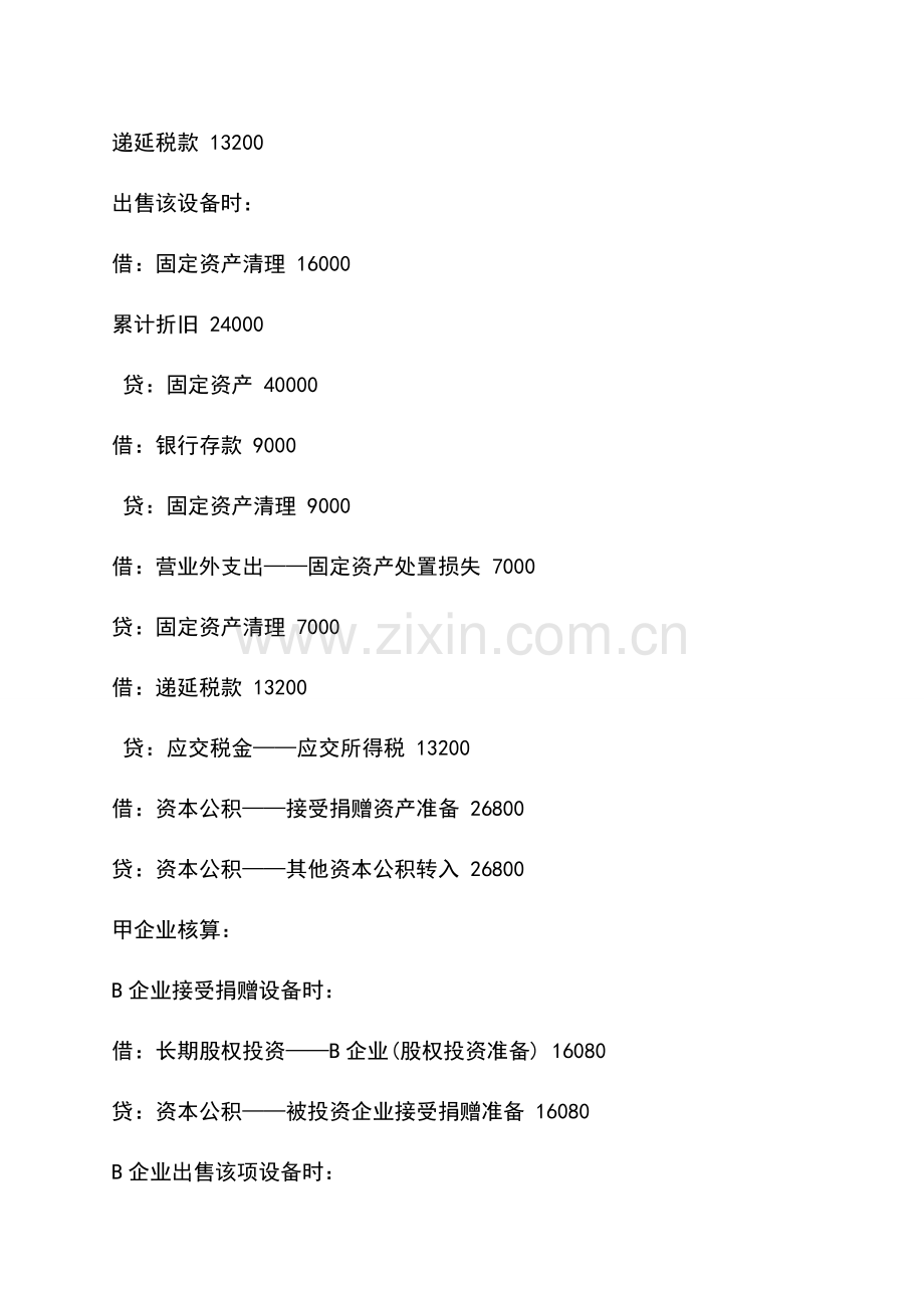 会计实务：长期股权投资被投资企业除净损益外的其他所有者权益变动的核算.doc_第2页