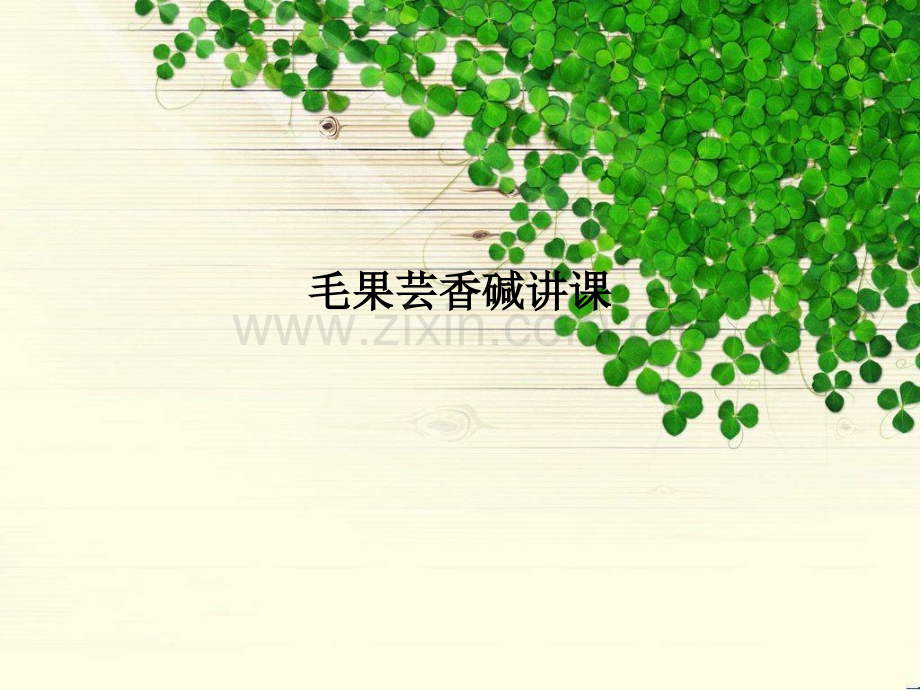 毛果芸香碱讲课.ppt_第1页