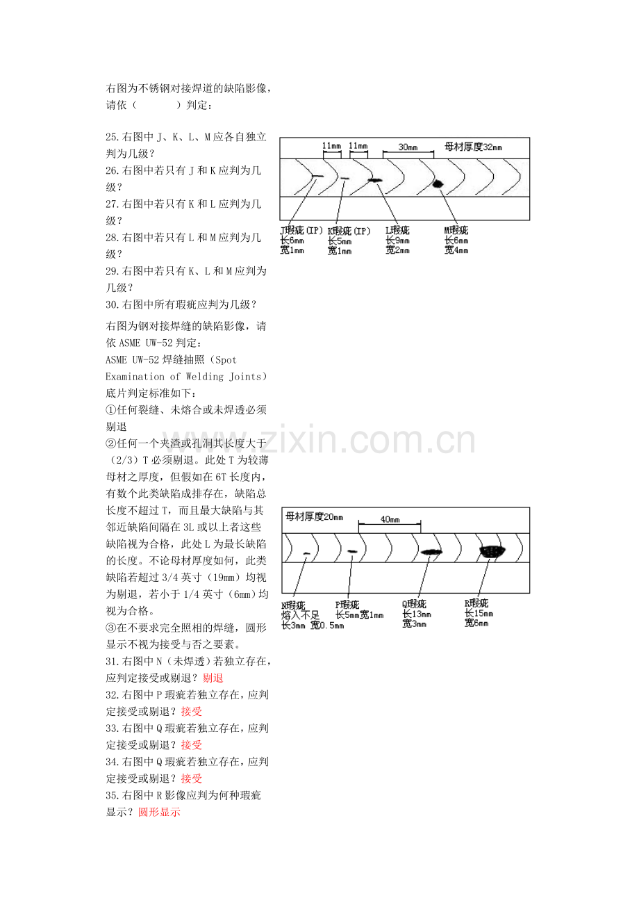 初、中级无损检测技术资格人员-射线检测考题汇编工艺规程.doc_第3页