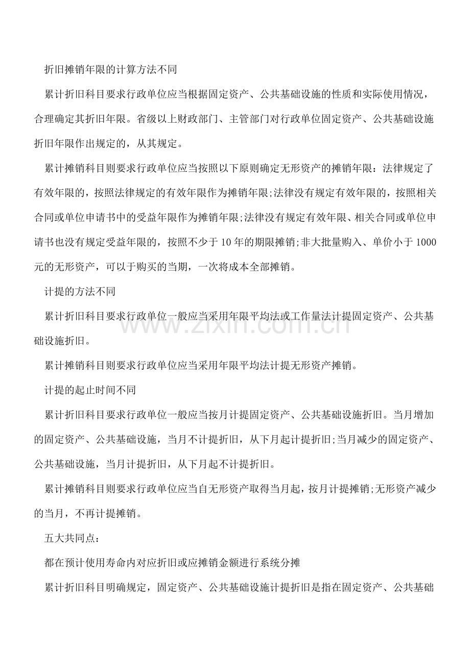 累计折旧与累计摊销核算的异同.doc_第2页