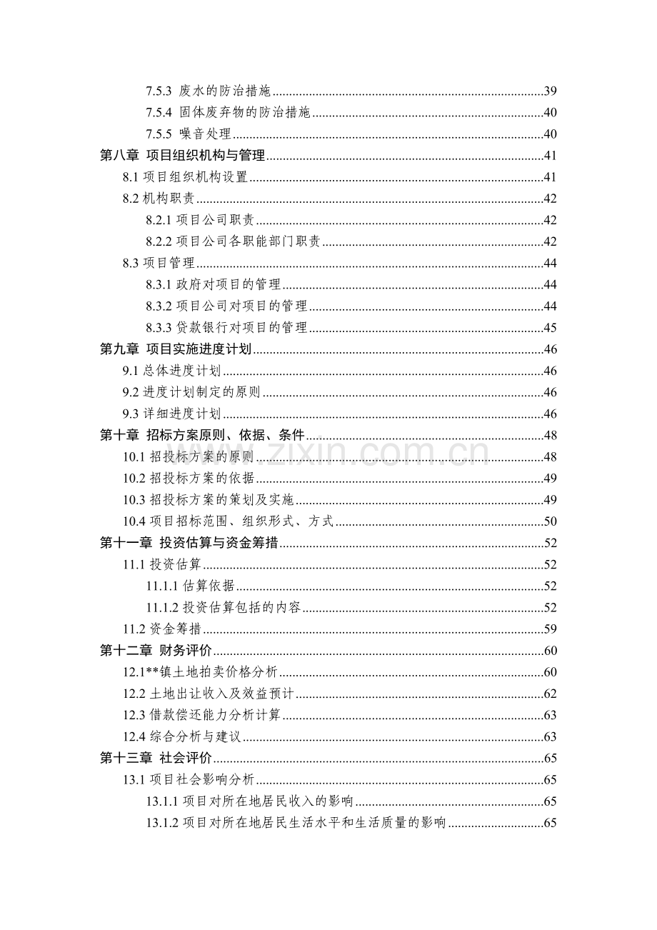 某乡镇新农村建设项目可行性研究报告书.doc_第3页