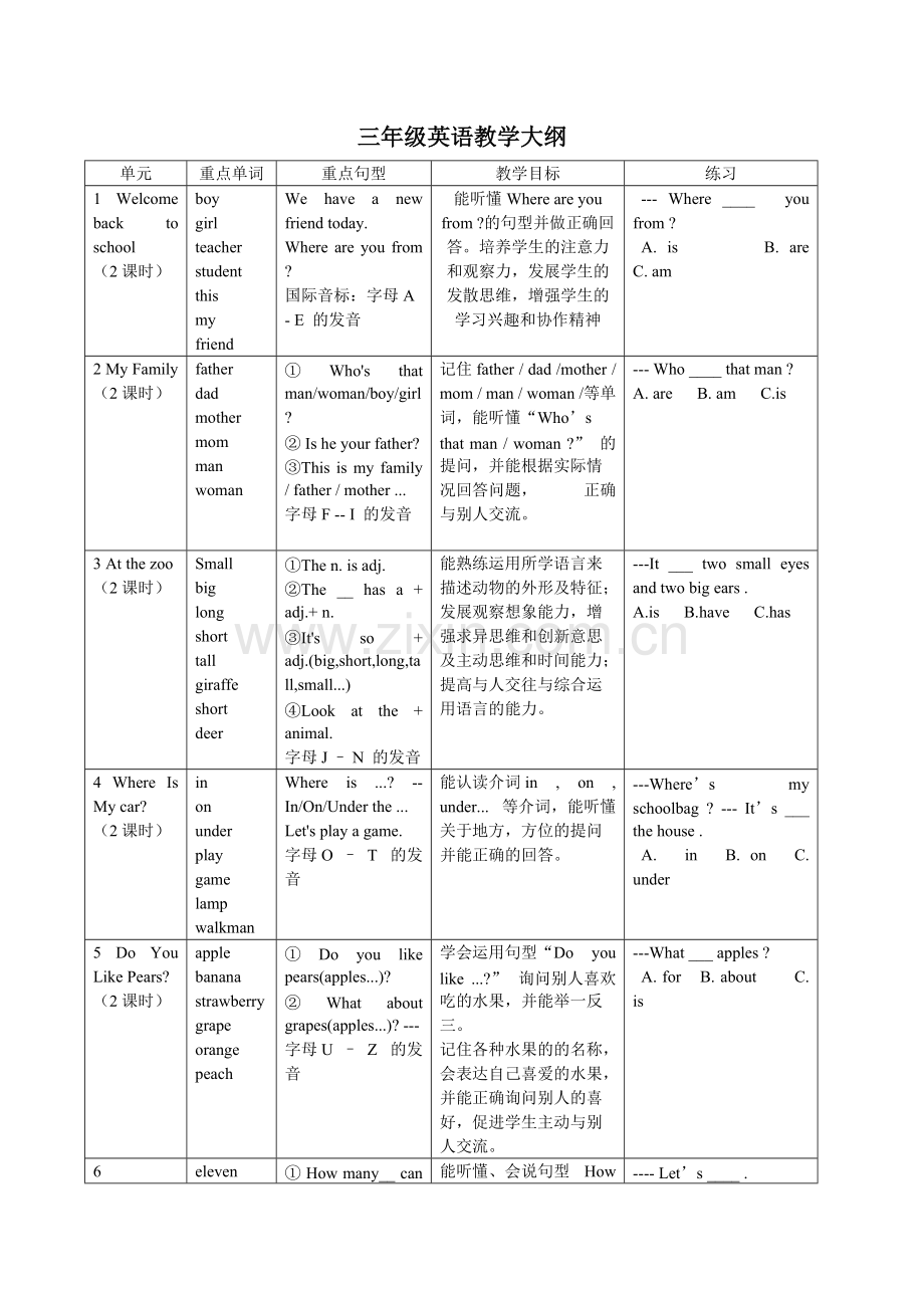 三年级英语教学大纲.pdf_第1页