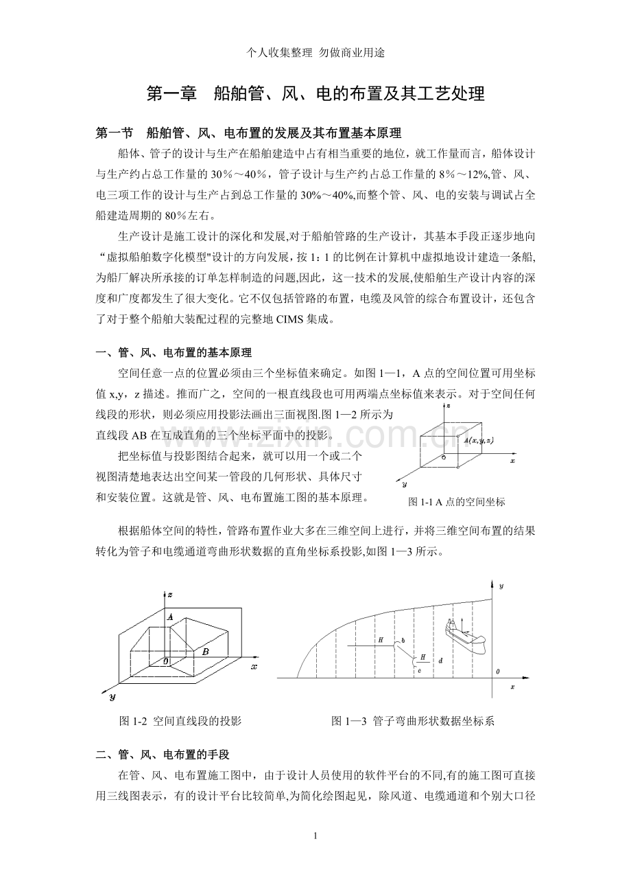 第一章第一节船舶管风电布置的发展及其布置基本原理.doc_第1页