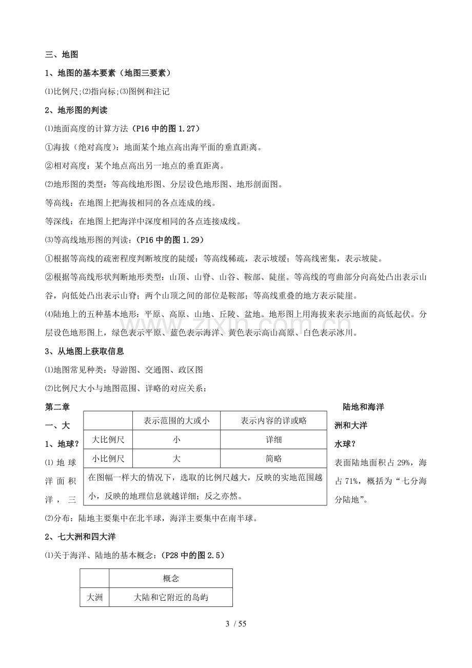 初中人教新版地理会考复习资料(62页).doc_第3页