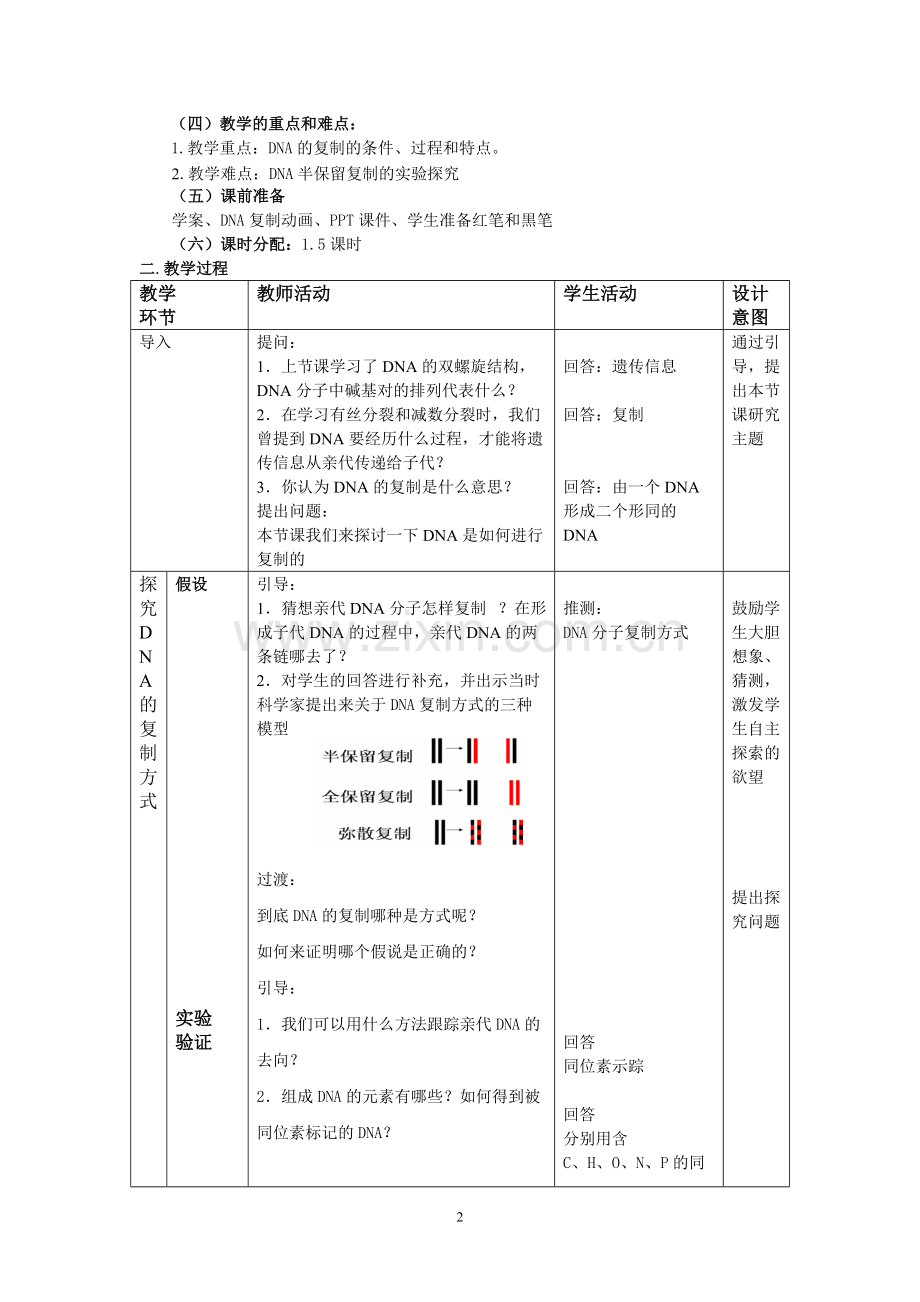 DNA的复制教案汇总.pdf_第2页